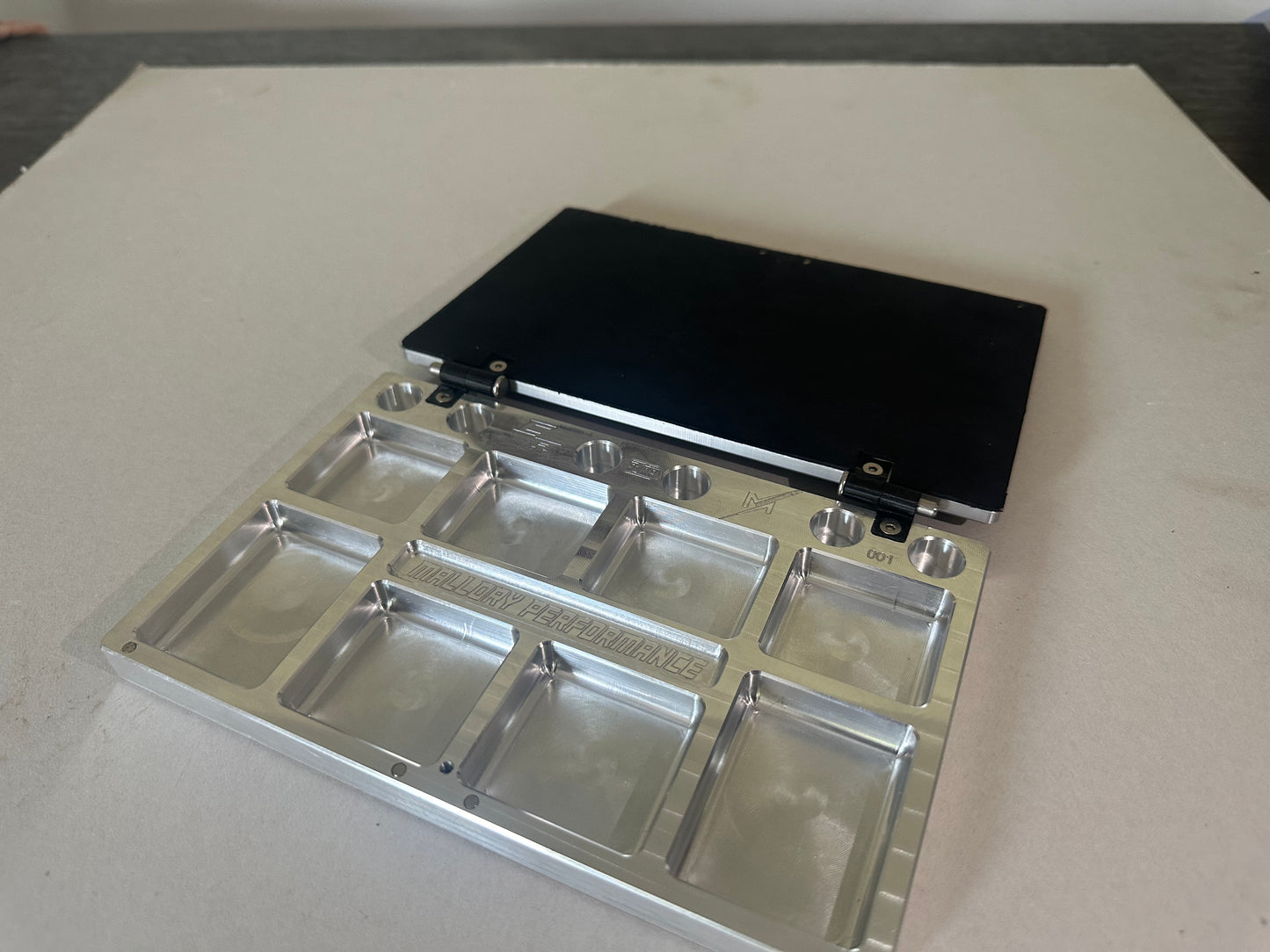 Custom billet tray